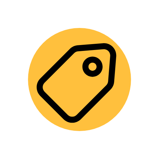 Icono de etiqueta que representa precios transparentes y presupuestos claros de Solarman Andalucía.