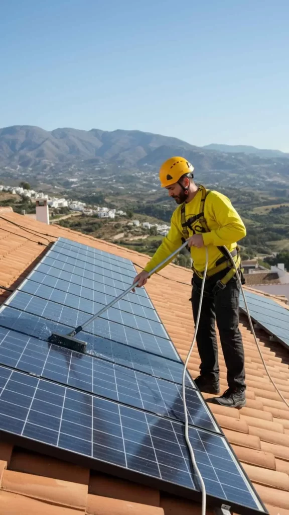Servicio de mantenimiento y reparación placas solares Andalucía.