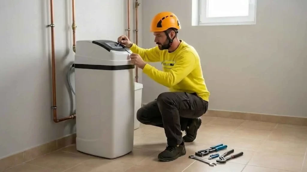 Descalcificadores Mantenimiento profesional de descalcificador para eliminación de cal en sistemas de tratamiento de agua